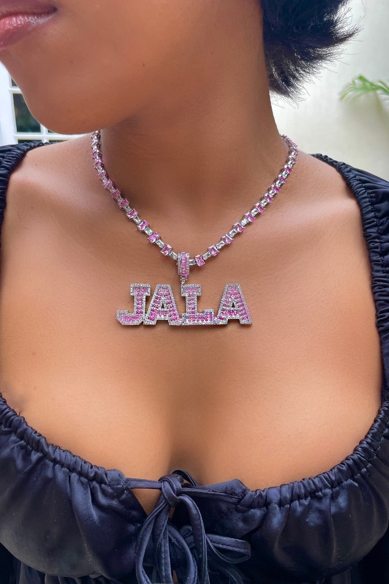 Pink Mosaic Crystal Custom