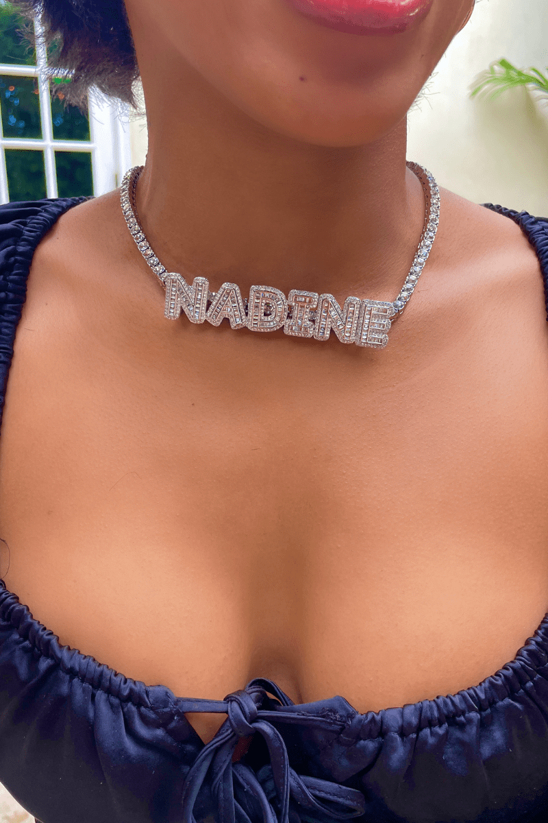 Diamond Effect Custom Necklace
