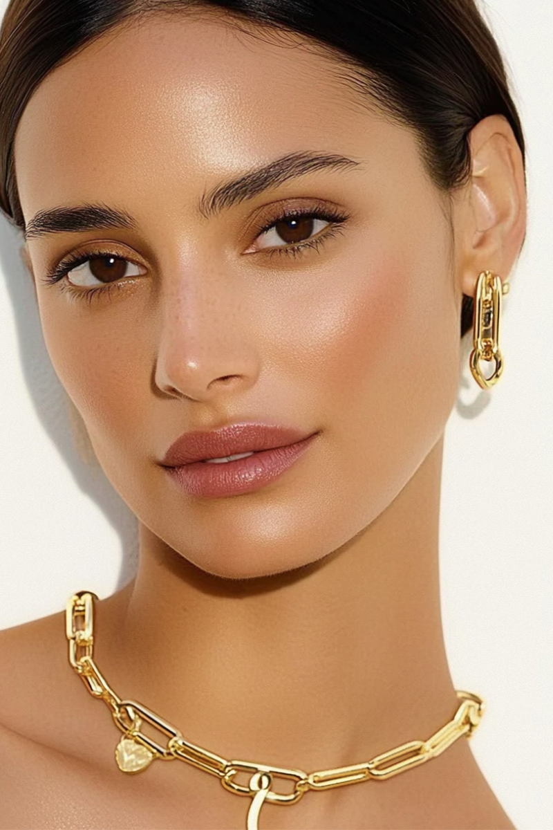 Bold Golden Aura Necklace