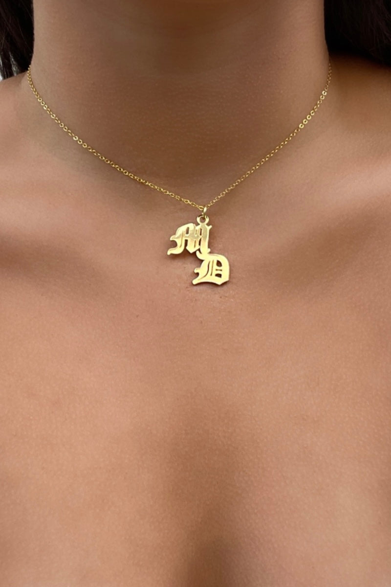 Gilded Double Initial Custom