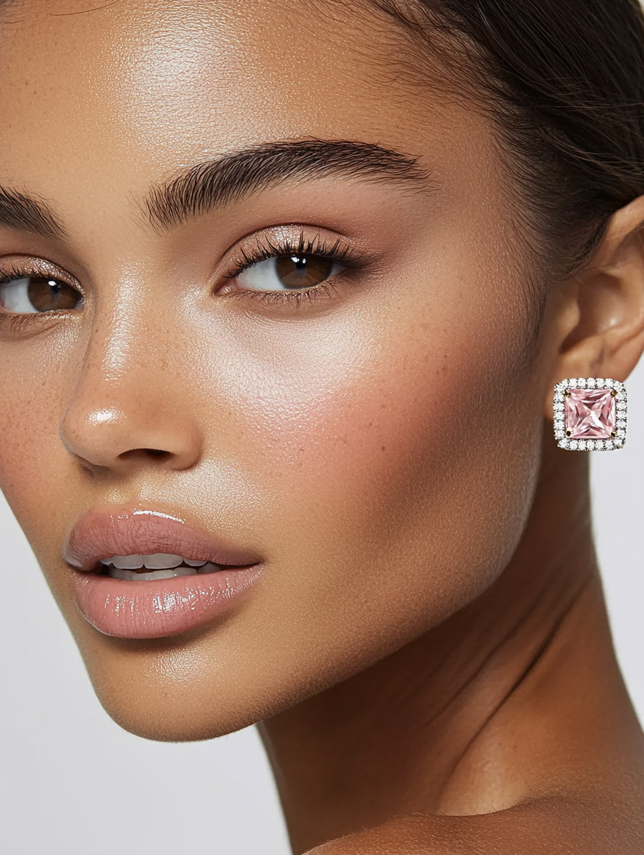 "Feel Me" Icy Pink Earrings