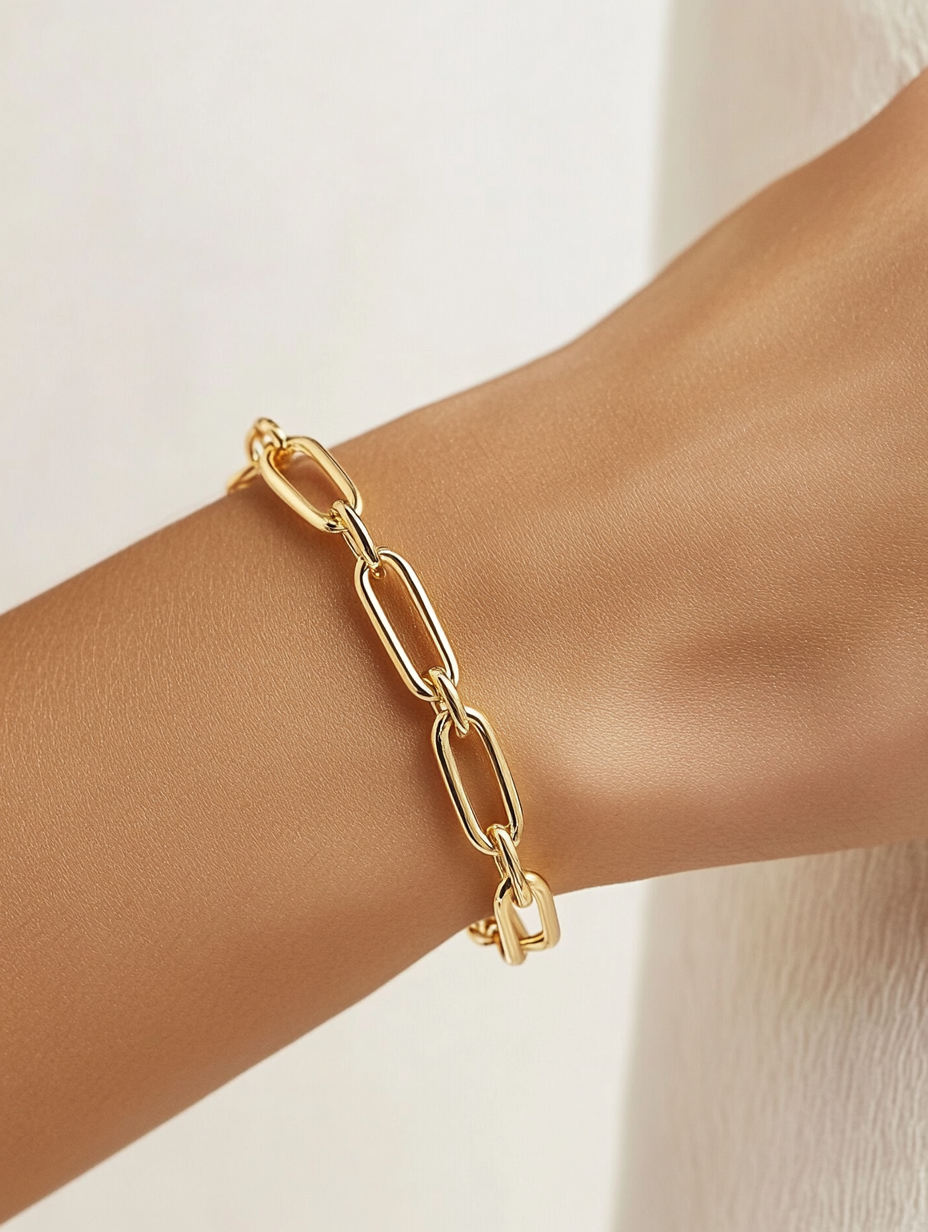 Slim Golden Horizon Bracelet