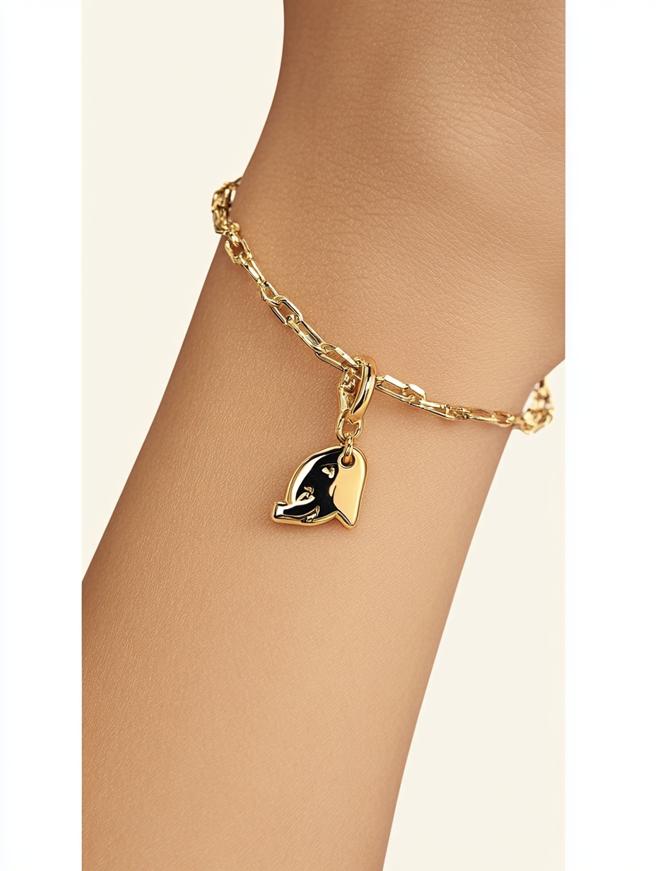 Slim Golden Horizon Bracelet