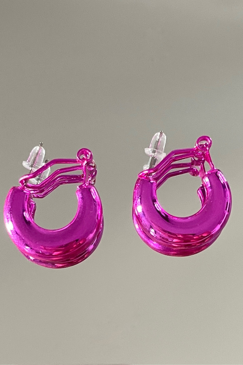 Mini Chrome Hoops